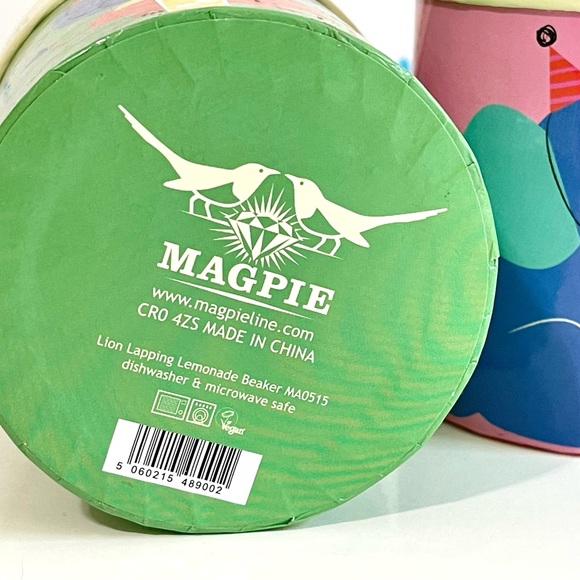 Lion Lapping Lemonade and Elephant Eating Eclairs Ceramic Tumbler Set - Picture 7 of 7